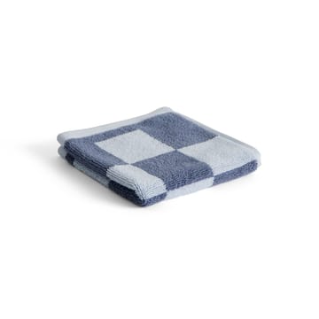 Check towel 30x30 cm - Steel blue - HAY