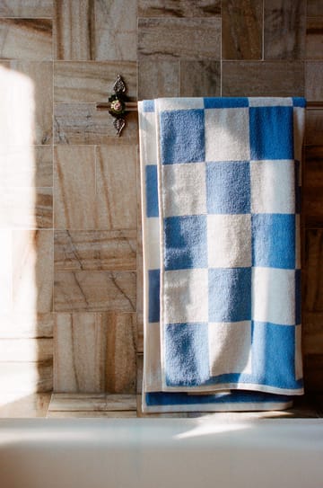 Check towel 50x90 cm - Sky blue - HAY