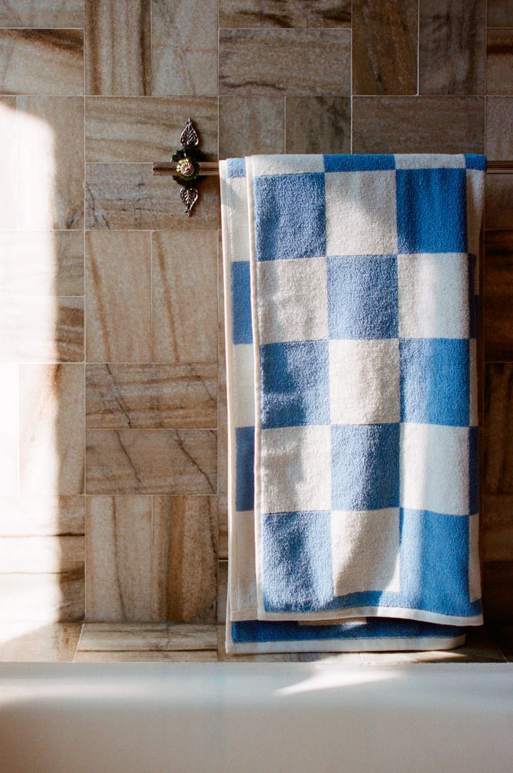 Check towel 50x90 cm, Sky blue HAY