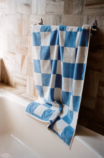 Check towel 50x90 cm - Sky blue - HAY