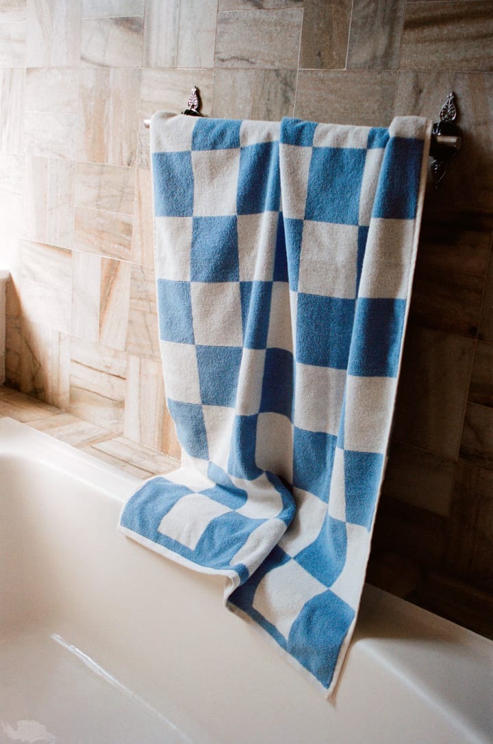 Check towel 50x90 cm, Sky blue HAY