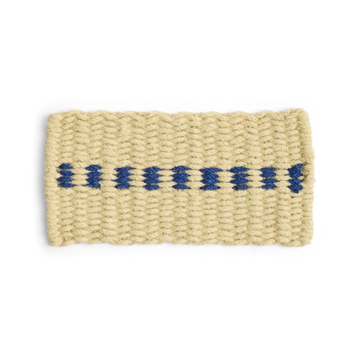 Coco Dot doormat - White-blue - HAY