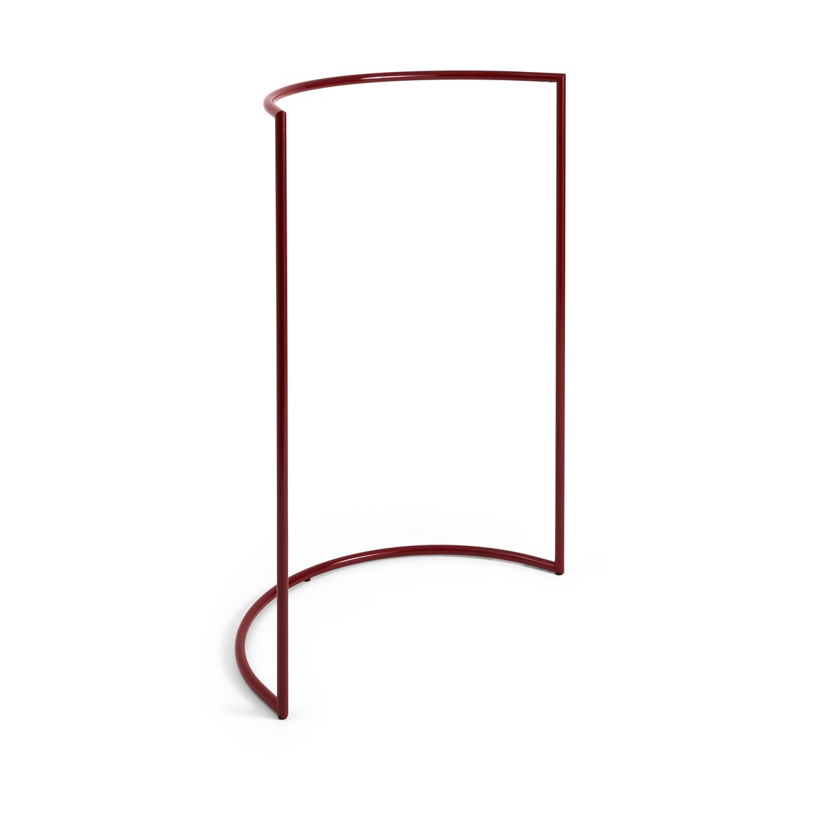 HAY Colour Rack c-shape clothes hanger 112x150 cm Maroon red