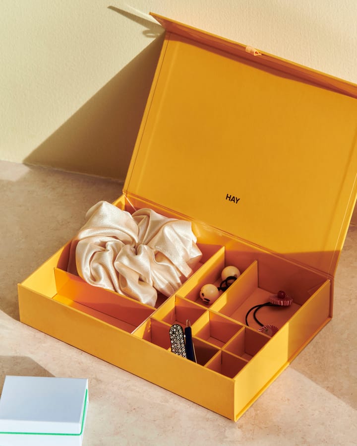 Colour Storage jewelry box 23,2x16,1 cm - Egg yolk - HAY