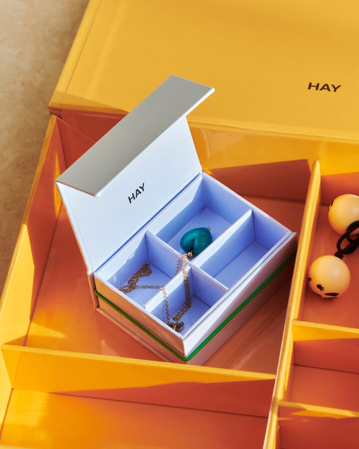 Colour Storage jewelry box 23,2x16,1 cm - Egg yolk - HAY