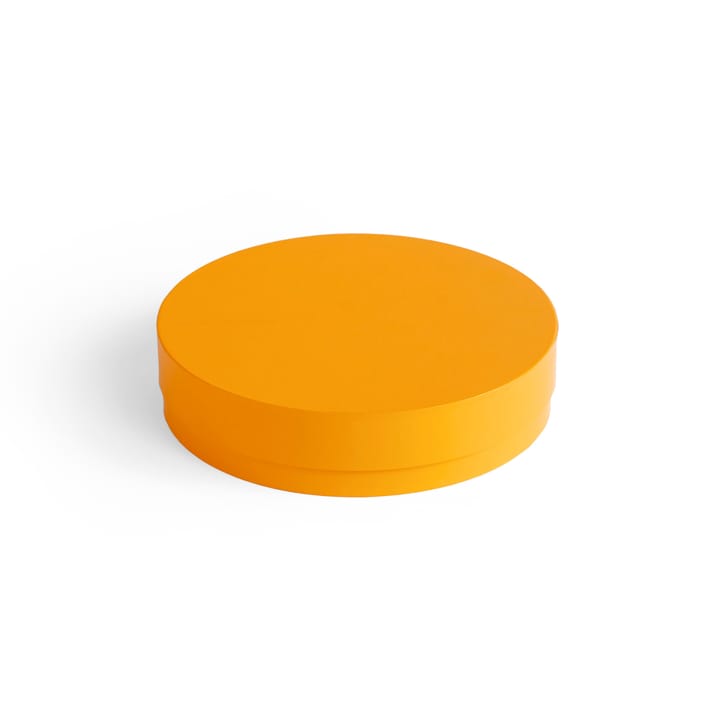 Colour Storage Round box with lid Ø24 cm - Egg yolk - HAY