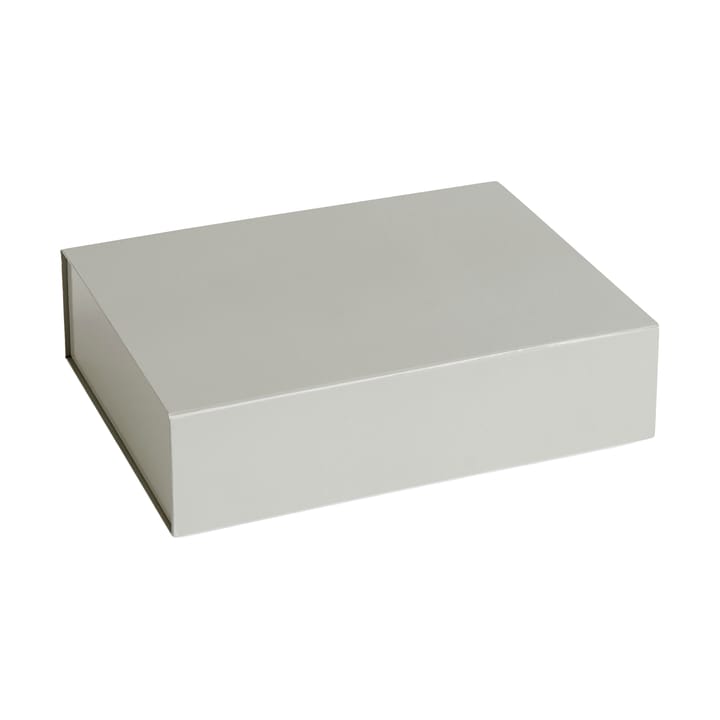 Colour Storage S box with lid 25,5x33 cm - Grey - HAY