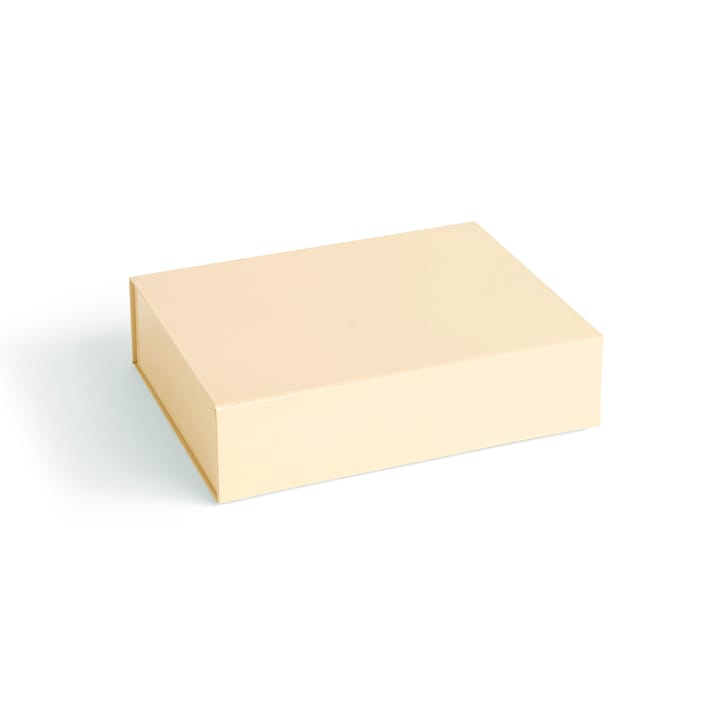 Colour Storage S box with lid 25,5x33 cm, Vanilla HAY