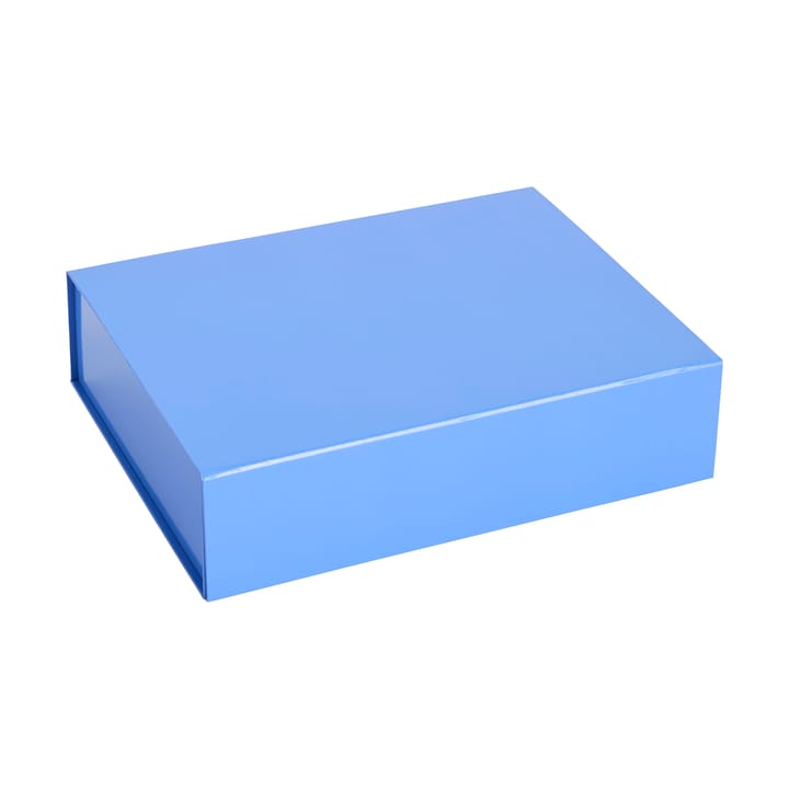 Colour Storage S box with lid 25,5x33 cm - Vibrant blue - HAY