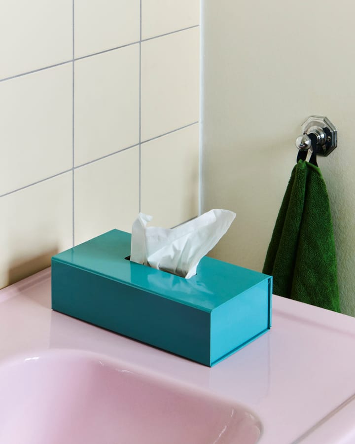 Colour Storage tissue box 24,5x13 cm - Ocean Blue - HAY