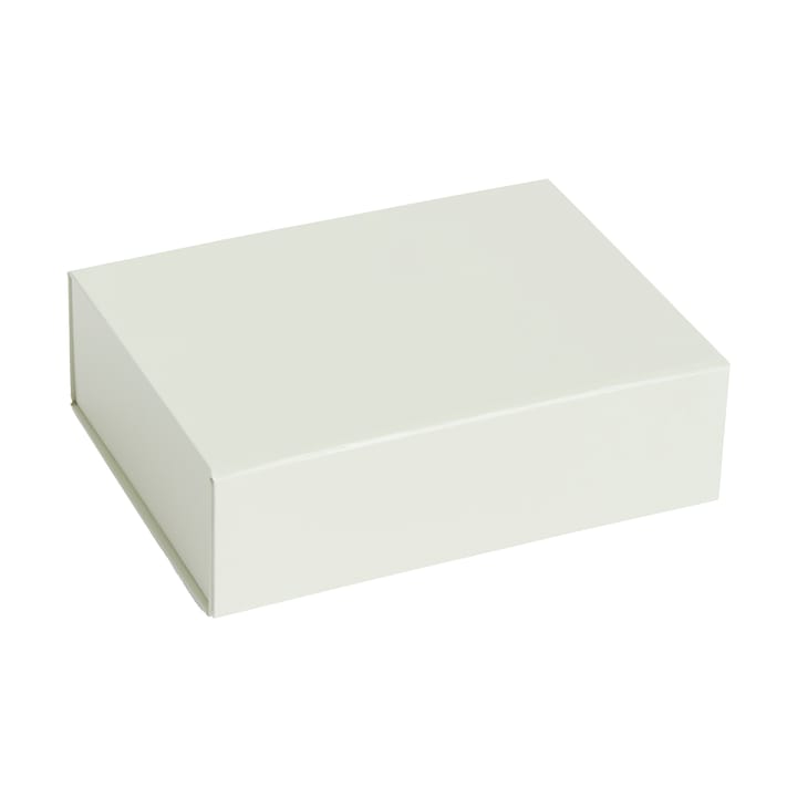 Colour Storage XS box with lid 16,5x22,5 cm - Chalk white - HAY