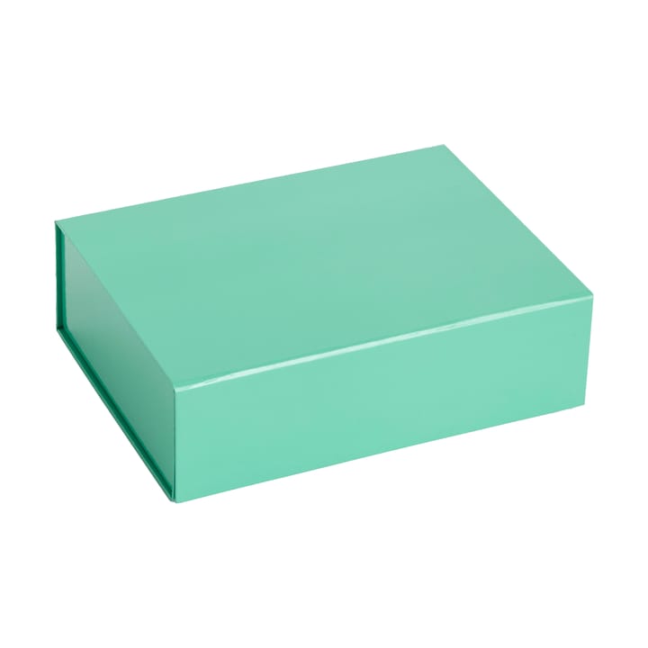 Colour Storage XS box with lid 16,5x22,5 cm - Emerald green - HAY