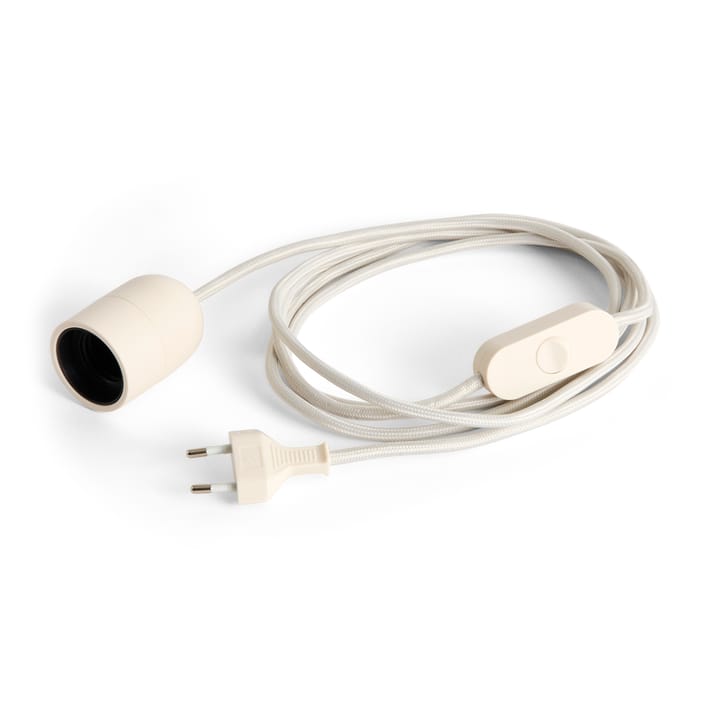 Common Table lamp cord Ø4,5 cm - Clay white - HAY