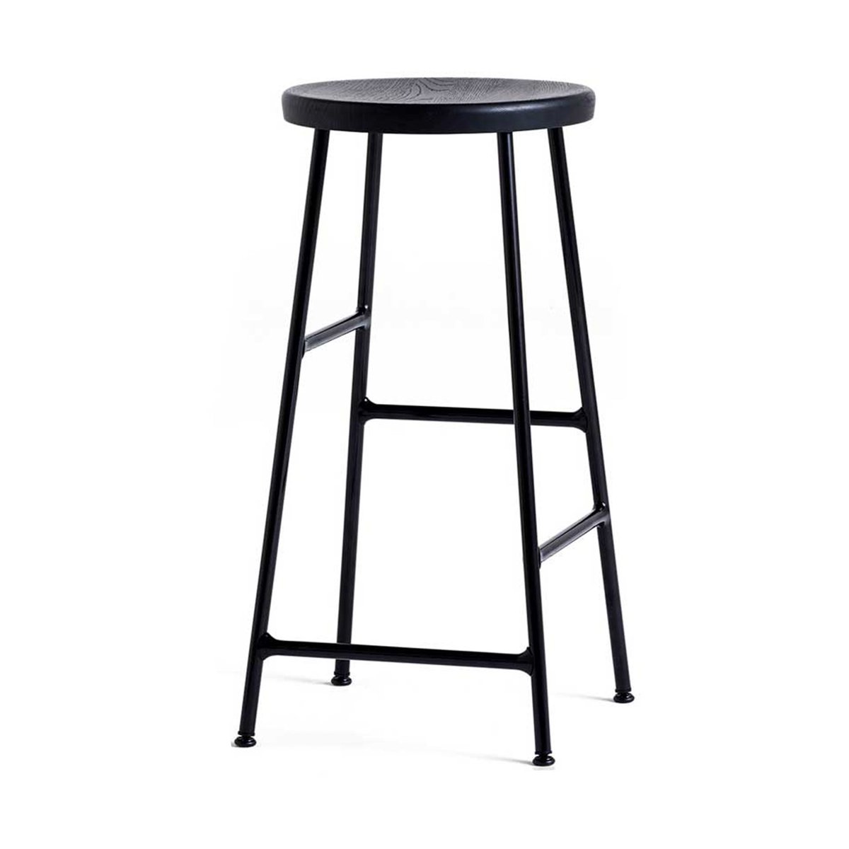 HAY Cornet bar stool 65 cm Soft black oak-soft black