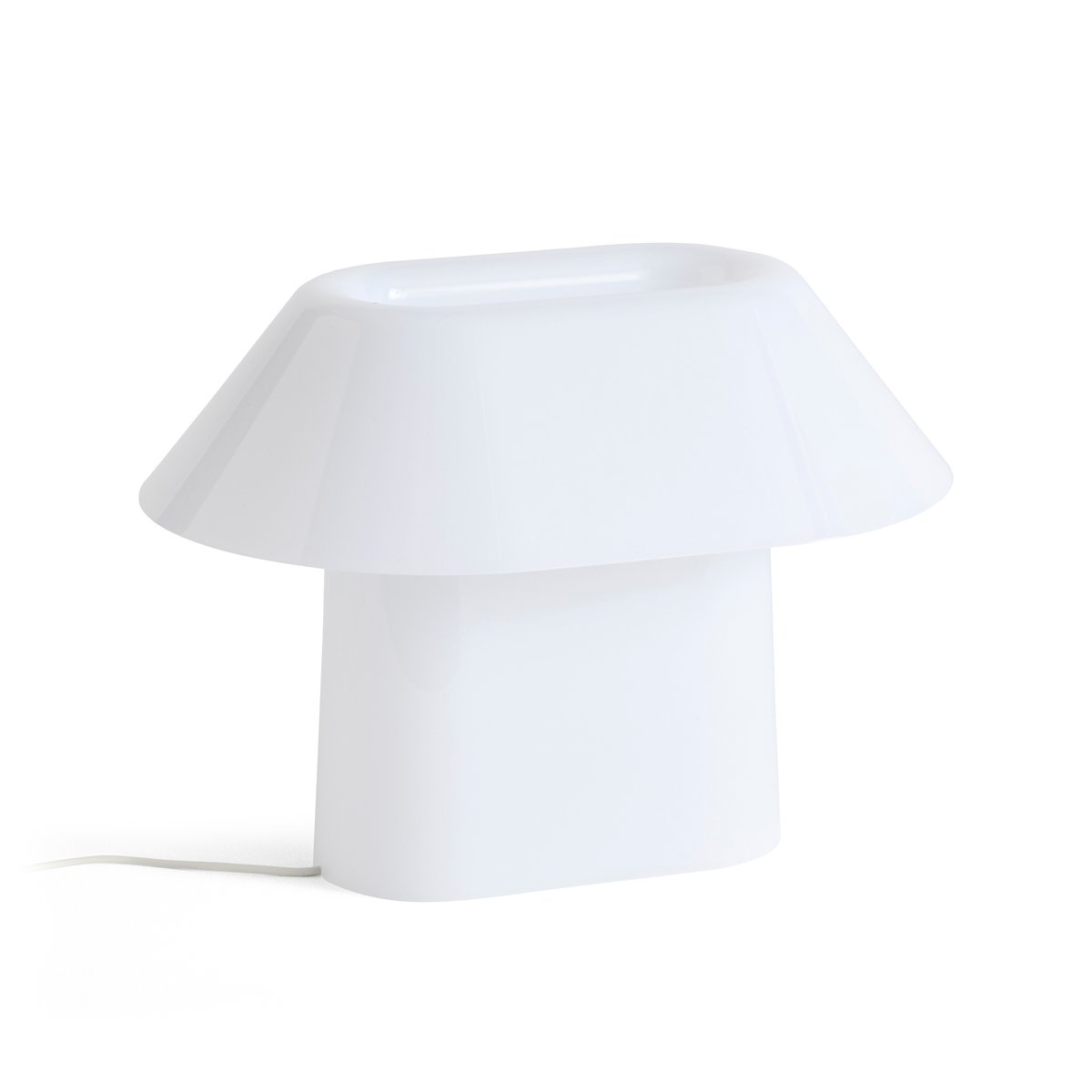 HAY Drome Table table lamp 31,5x22 cm Opal acrylic