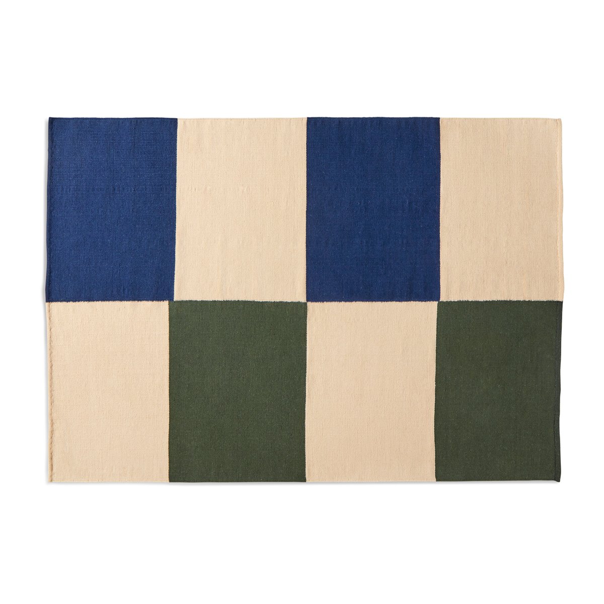 HAY Ethan Cook Flat Works rug 170x240 cm Peach green check