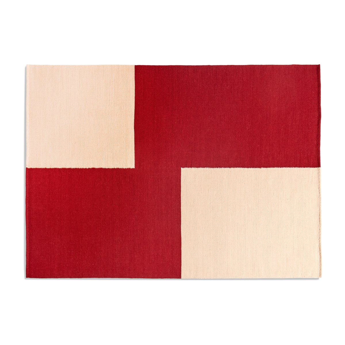 HAY Ethan Cook Flat Works rug  170x240 cm Red offset