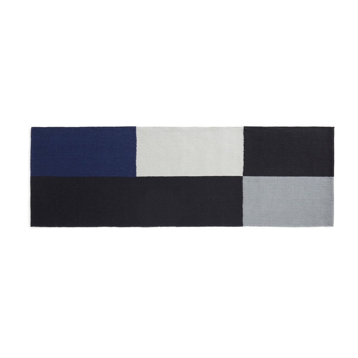 HAY Ethan Cook Flat Works rug  80x250 cm Black-blue