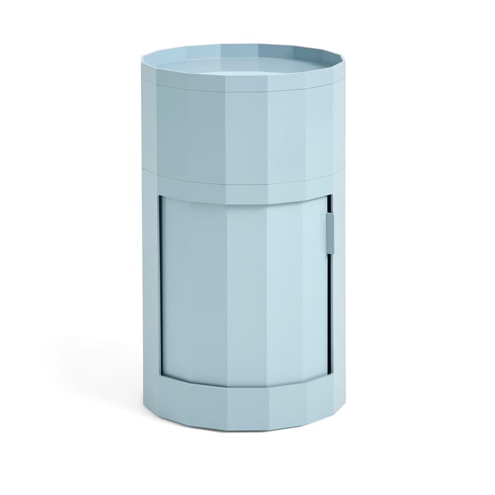 Facet Cabinet high side table 66 cm - Misty blue - HAY