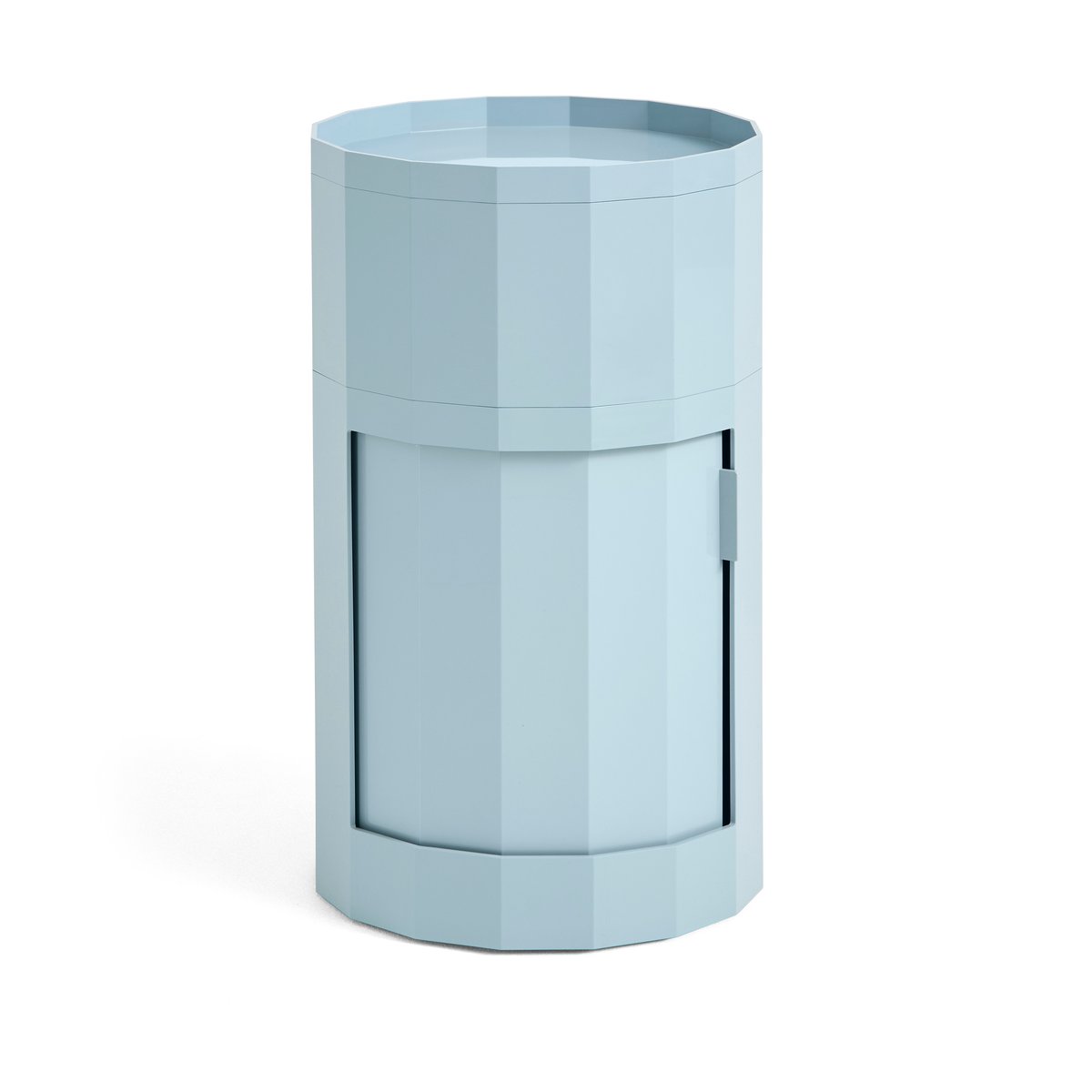 HAY Facet Cabinet high side table 66 cm Misty blue