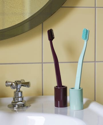 HAY tooth brush holder Ø3 cm - Burgundy - HAY