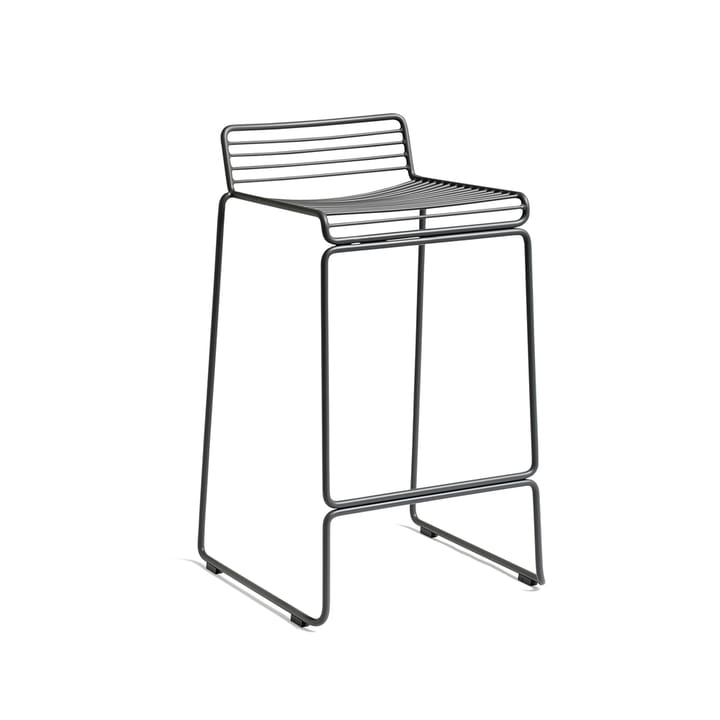 Hee barstool 65 cm - Asphalt grey - HAY