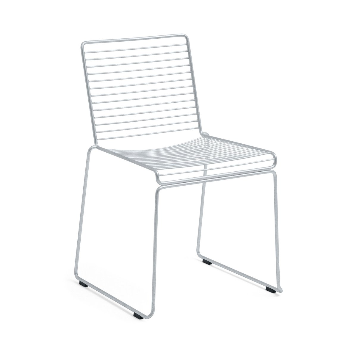 HAY Hee dining chair sled base White