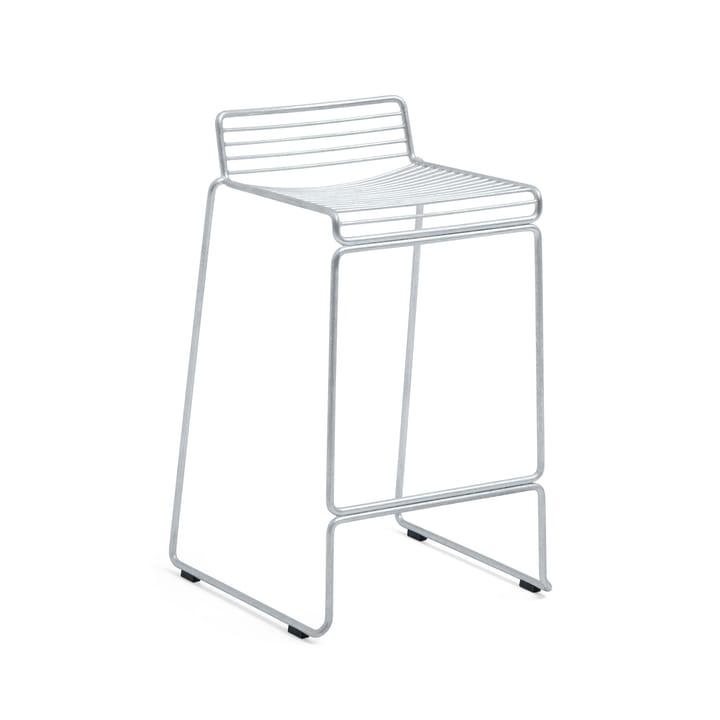 Hee Low barstool 65 cm - Galvanized - HAY