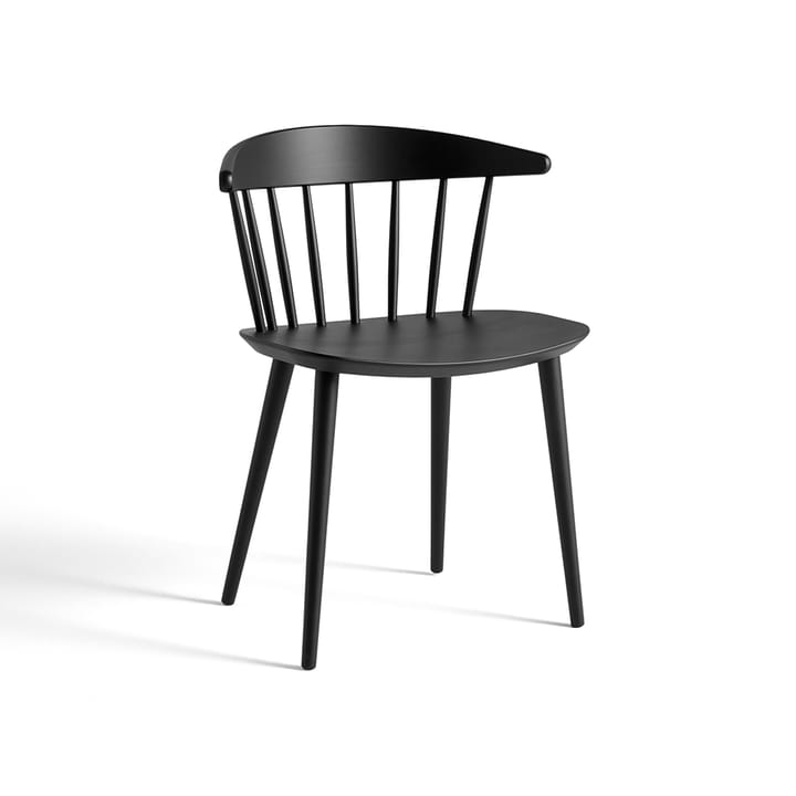 J104 chair - Black lacquered beech - HAY