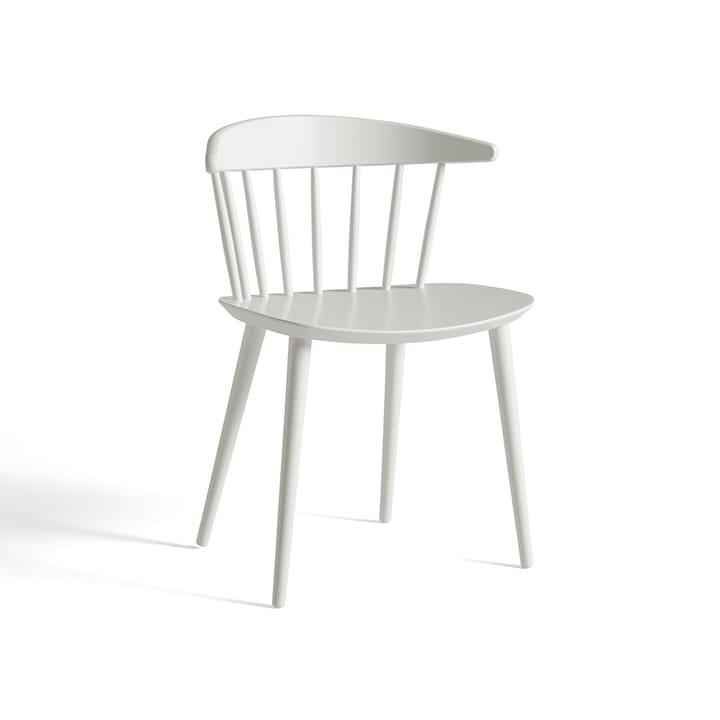 J104 chair - White lacquered beech - HAY