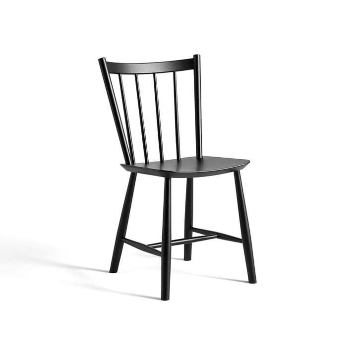 J41 chair - Black lacquered beech - HAY