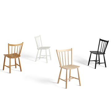 J41 chair - White lacquered beech - HAY