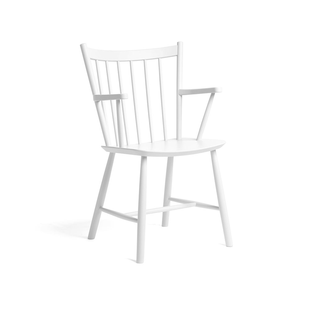 HAY J42 armchair White lacquered beech