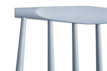 J77 chair - Slate blue lacquered beech - HAY