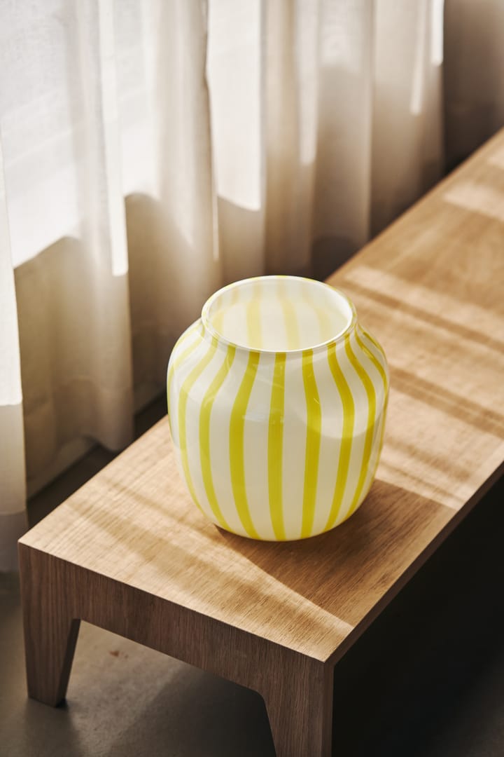 Juice vase wide yellow - NORDIC NEW