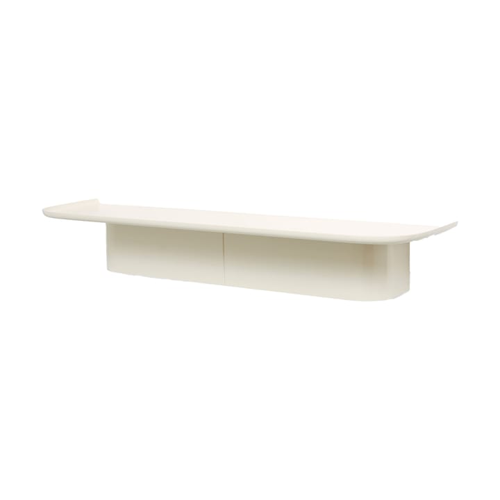 Korpus 7 hooks wallshelf L - Cream - HAY