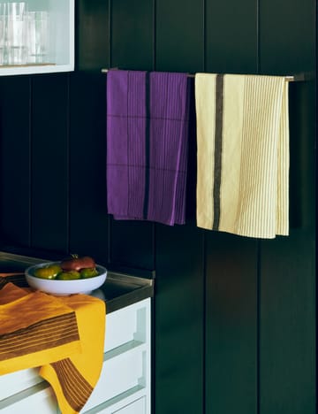 Linear kitchen towel 52x80 cm - Purple - HAY