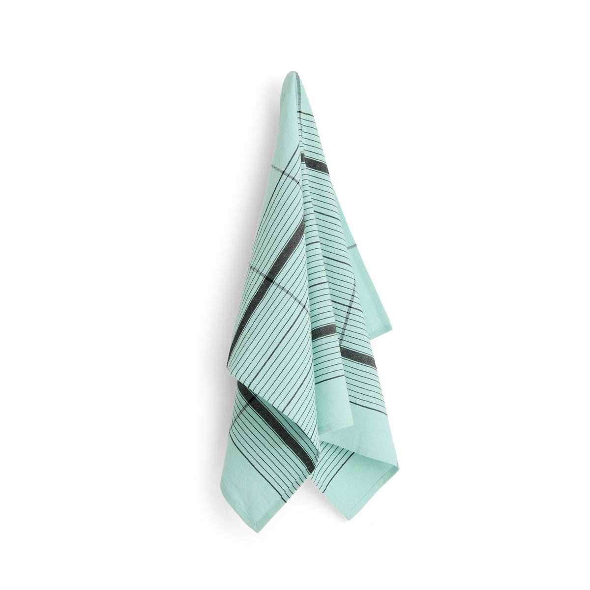 HAY Linear kitchen towel 52x80 cm Turquoise