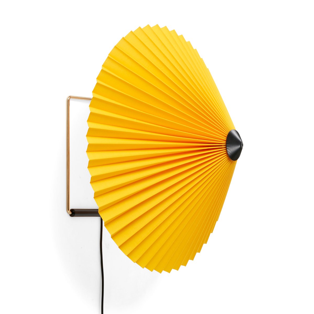 HAY Matin wall lamp Ø38 cm Yellow shade