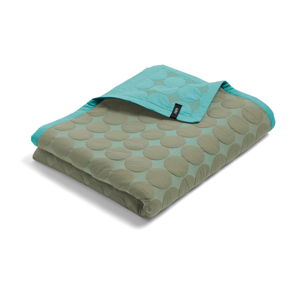 HAY Mega Dot throw 195x245 cm Olive green