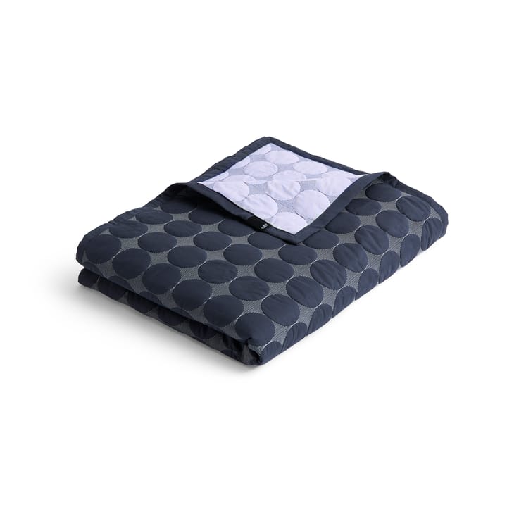 Mega Dot throw organic 195x245 cm - Midnight blue - HAY