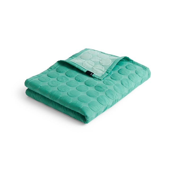 Mega Dot throw organic 195x245 cm - Sea green - HAY