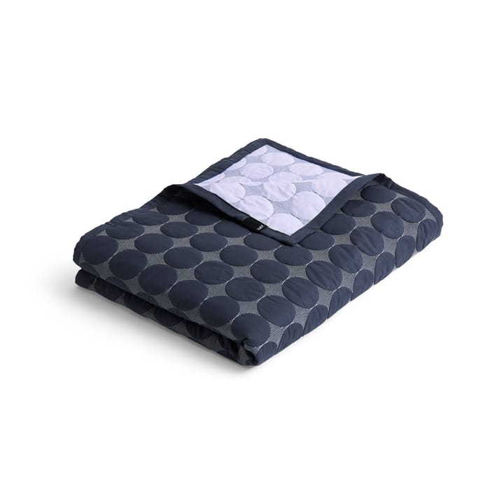 Mega Dot throw organic 235x245 cm - Midnight blue - HAY