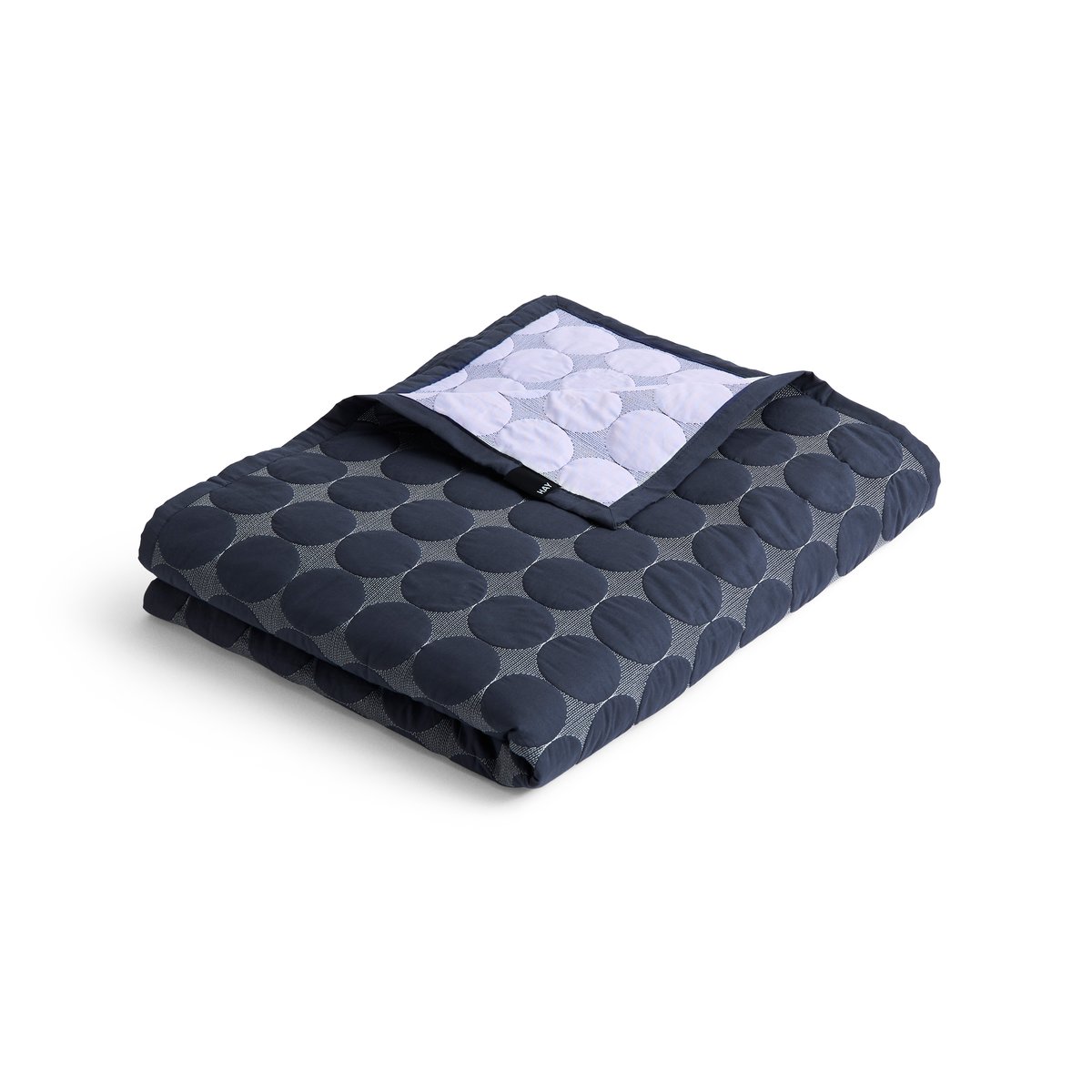 HAY Mega Dot throw organic 260x260 cm Midnight blue