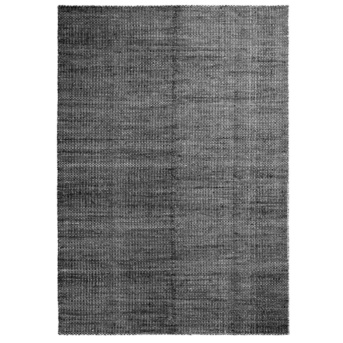 HAY Moiré kilim rug 200x300 cm Black