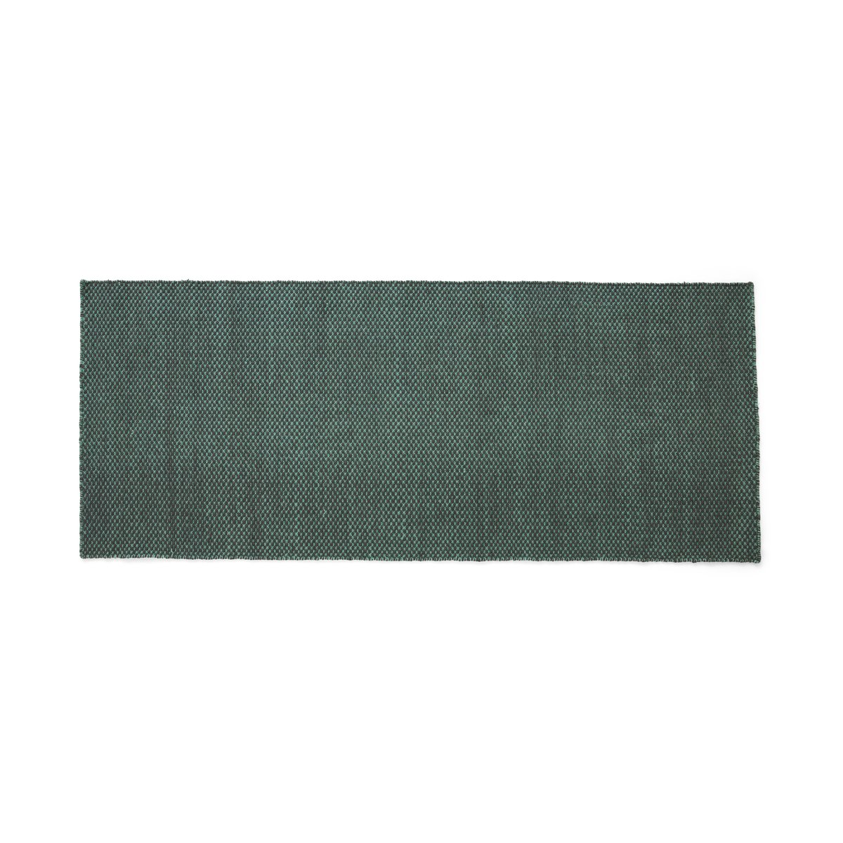 HAY Moiré kilim rug 80x200 cm Emerald gren