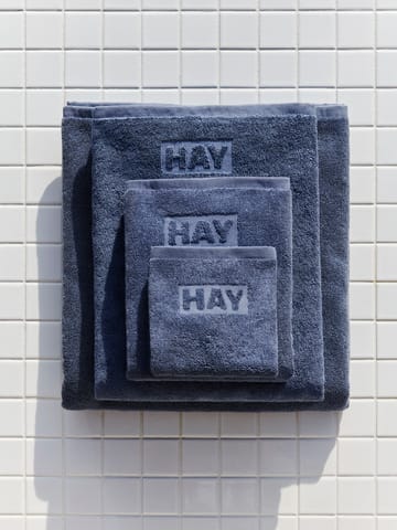 Mono bath towel 100x150 cm - Steel blue - HAY