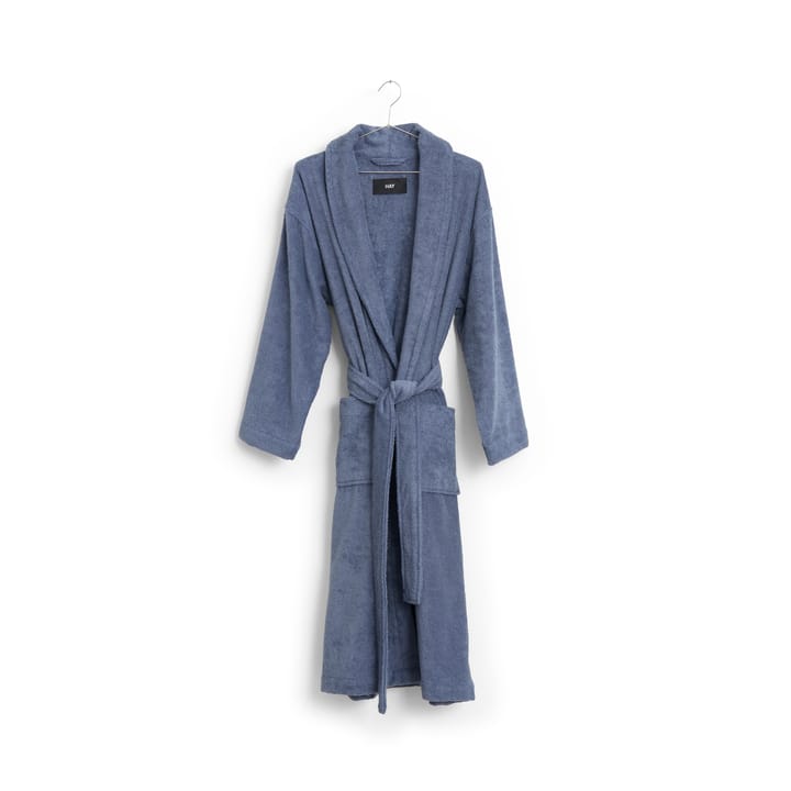 Mono bathrobe - M/L Steel blue - HAY