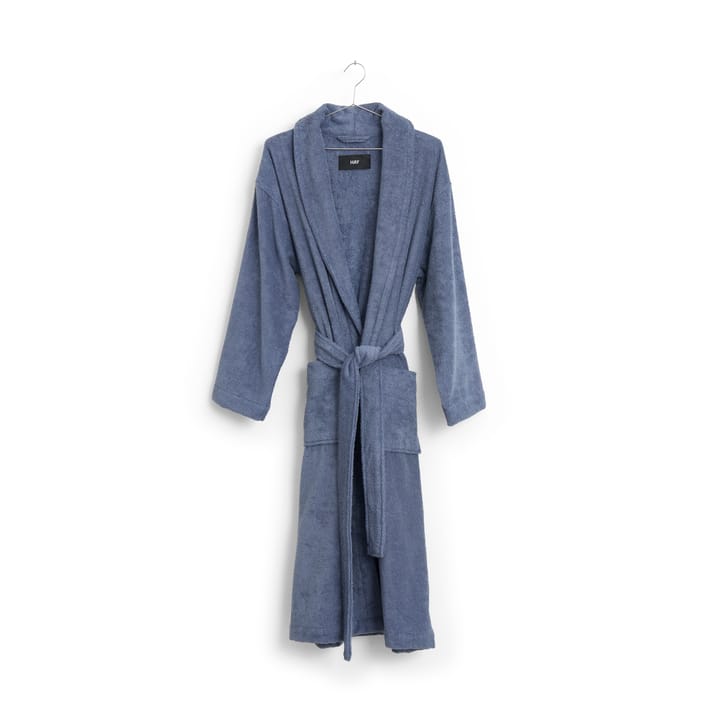 Mono bathrobe - S/M Steel blue - HAY