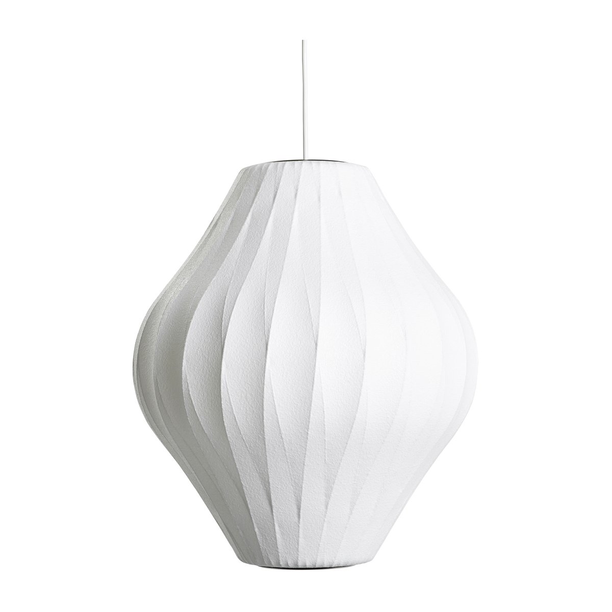 HAY Nelson Bubble Pear crisscross pendant lamp M Off white